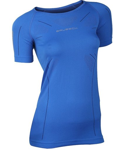 Brubeck Athletic Seamless - Hardloopshirt - Vrouwen - Maat XL - Donker Blauw