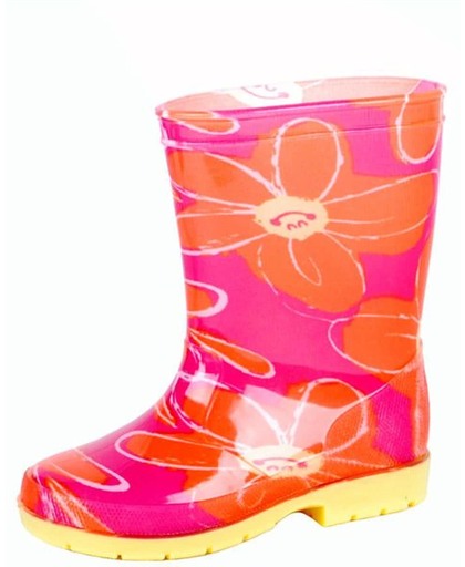 Gevavi Boots Suze meisjeslaars pvc roze/oranje 32