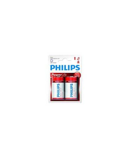 Philips lr20 d batterijen 2 stuks