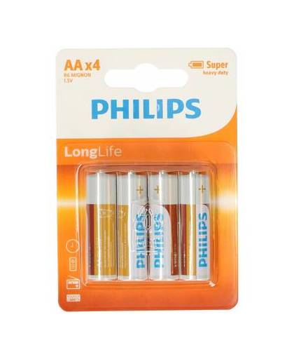 Philips 4 stuks aa batterijen