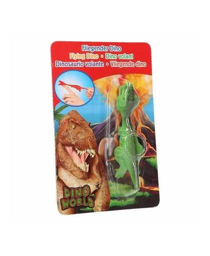 Dino world mini dino katapult t-rex groen