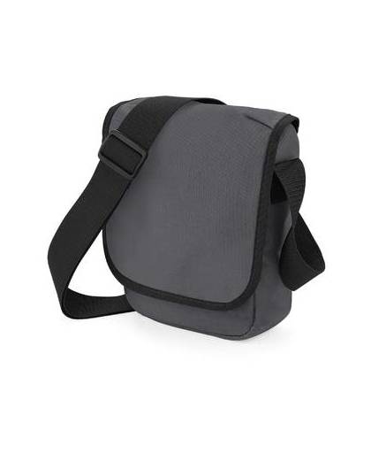 Bagbase mini reporter bag graphite/black 2 liter