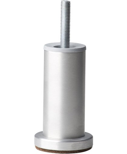 Ronde aluminium meubelpoot 10 cm (M10)