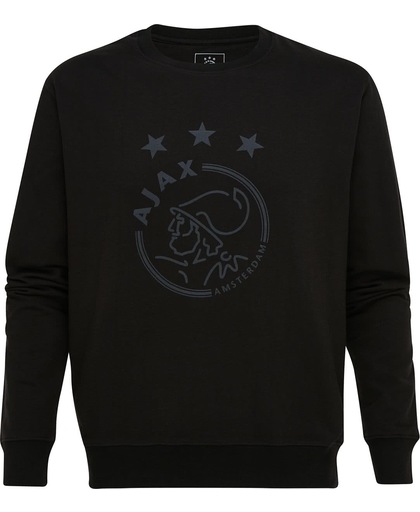 Ajax Sweater Logo Senior - Zwart - Maat S