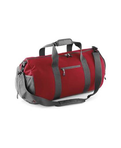 Bagbase luxe sporttas/reistas classic red 58 liter
