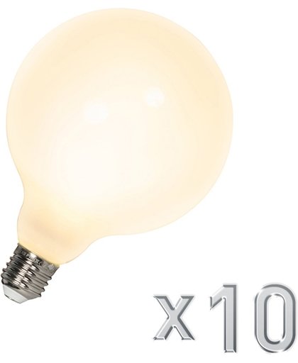 Calex Set van 10 LED globelamp E27 240V 8W 900lm dimbaar