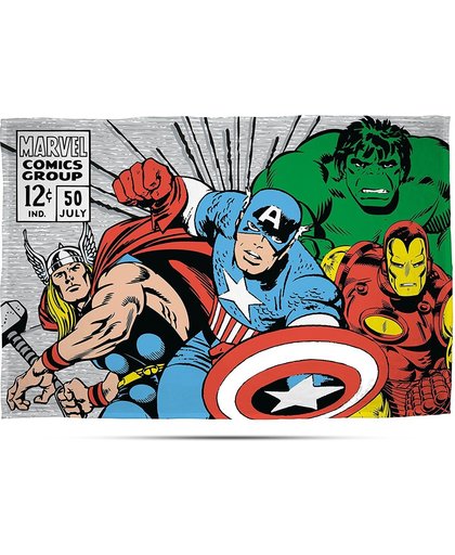 Marvel Avengers fleece deken, Avengers plaid 150 x 100 cm.