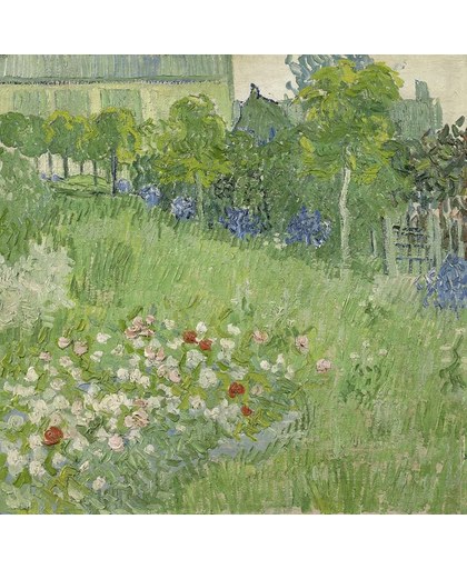Vincent van Gogh - De tuin van Daubigny - 45x45cm Canvas Giclée