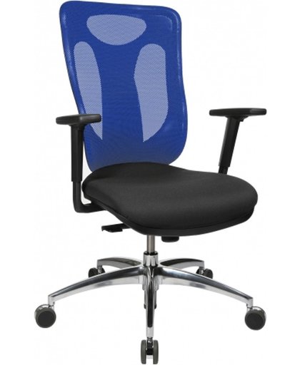 Topstar Net Pro 100 AL.TW1 - Bureaustoel - Stof - Zwart / blauw