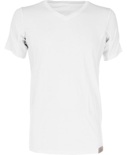 RJ Bodywear - The Good Life Sweatproof V-hals T-Shirt Wit (Oksel en Rug) - XXL