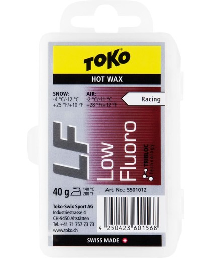 Toko - Ski/Snowboard Wax - Hot Wax Red - Low Fluor - Warm - 40 gram