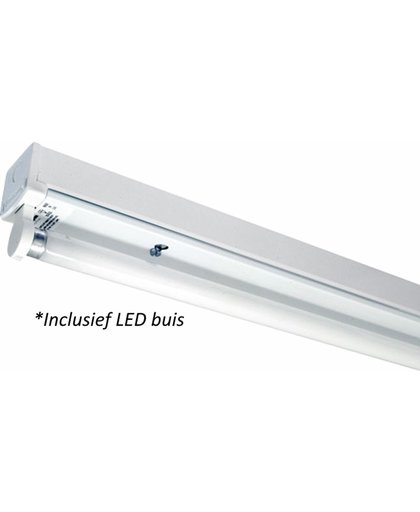 LED Buis armatuur 150cm - Enkel | Inclusief LED buis - Natuurlijk wit