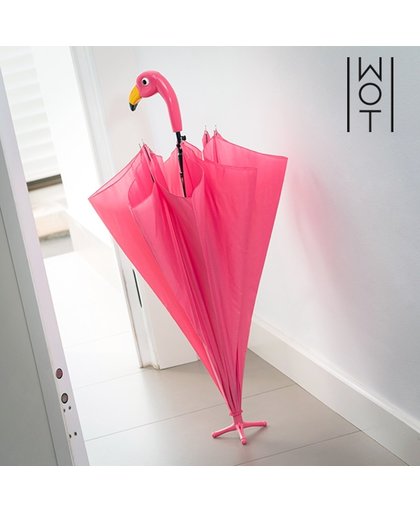 Wagon Trend Flamingo Paraplu met Voet