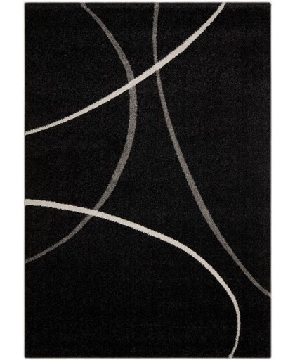 "karpetexpert.nl Casa - Vloerkleed - 200x290 cm - Kunststof;Synthetisch - zwart"