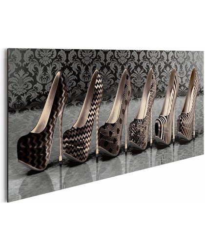 Reinders Schilderij Shoes - black - Deco Panel - 90 x 30 cm - no. 23231