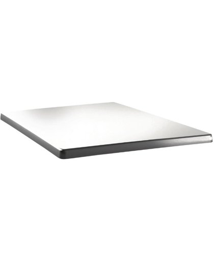 Topalit Classic Line vierkant tafelblad | wit | 80x80cm