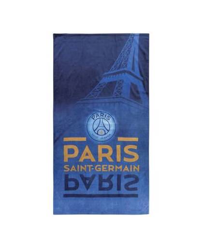 Paris saint germain eiffel toren - strandlaken - 85 x 160 cm - blauw