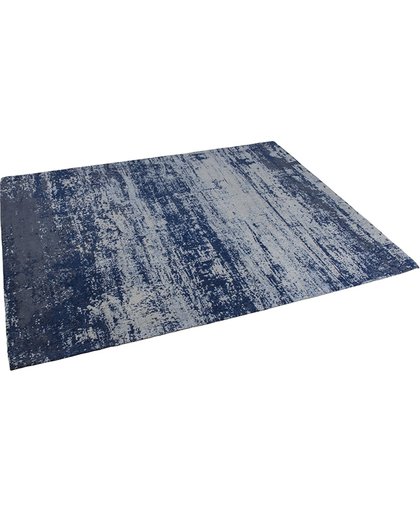 QAZQA - Vintage rechthoekig vloerkleed blauw 160 x 230cm - Kochi