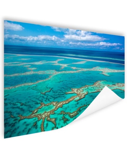 Great Barrier Reef foto afdruk Poster 150x75 cm - Foto print op Poster (wanddecoratie)