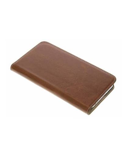 Excellent wallet case voor de iphone 6 / 6s - oaked cognac