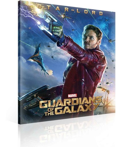 Marvel Guardians Of The Galaxy Star Lord Canvas Print 80cm x 60cm