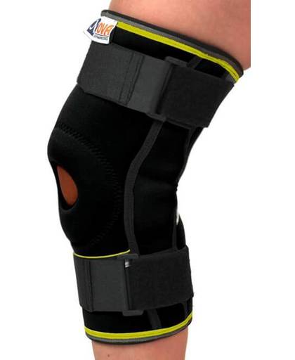 Kniebrace met Scharnieren - M (knieomvang over de knieschijf 34-38 cm) - zwart