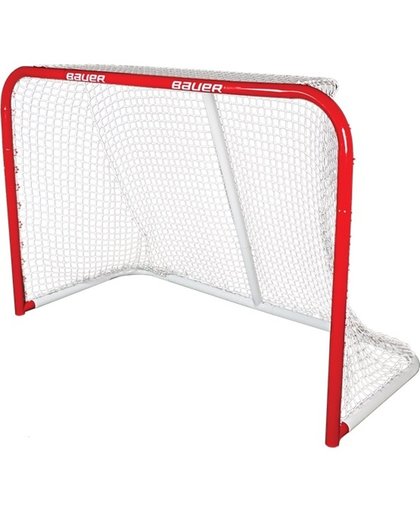 Bauer Ijshockey Goal Pro Steel 137 X 51 X 112 Cm Rood
