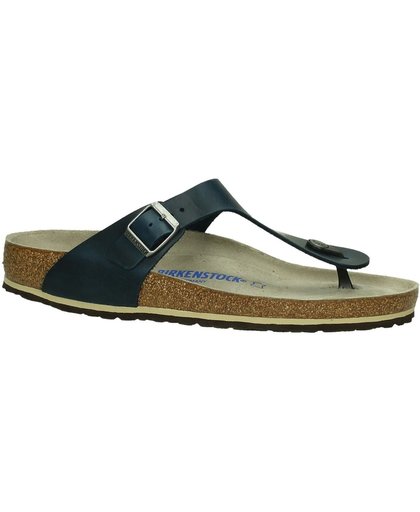 Birkenstock - Gizeh - Sportieve slippers - Heren - Maat 43 - Blauw - Softy Blue LEOI
