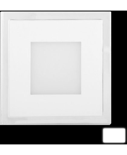 10W White LED Square Panel Light  Luminous Flux: 740lm  Size: 13cm x 13cm x 3.5cm