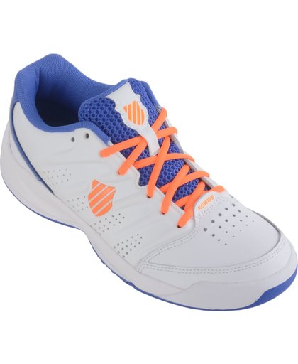 K-Swiss Ultrascendor Omni Tennisschoen Tennisschoenen - Maat 36 - Unisex - wit/blauw/oranje