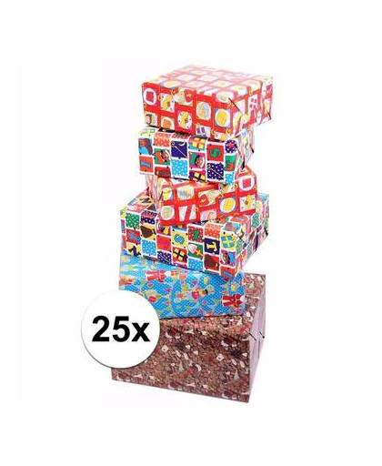 Sinterklaas kadopapier - 25 rollen grootverpakking - cadeaupapier / inpakpapier