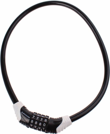 Dunlop Kabelslot 650 X 10 Mm Cijfercombinatie Zwart