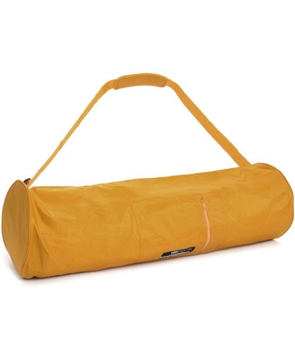 Yogatas yogibag extra big - nylon - voor matten van 75 cm breed safran Fitnessbag YOGISTAR