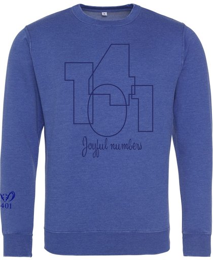 Sweater Gewassen Blauw - Label 1401