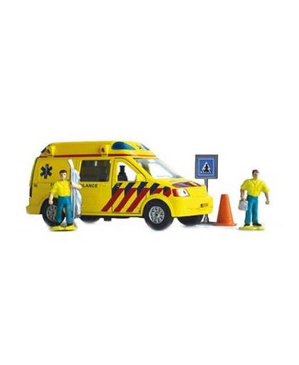 Speelgoed ambulance met figuren