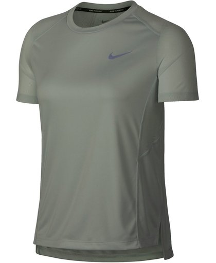 Nike Dry Miler Sportshirt performance - Maat M  - Vrouwen - grijs
