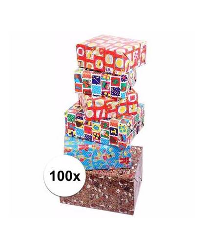 Sinterklaas kadopapier - 100 rollen grootverpakking - cadeaupapier / inpakpapier