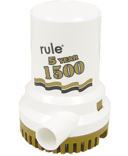 Rule 1500 Bilgepomp 12 Volt - Gold Series