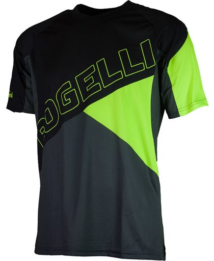 Rogelli Adventure Mountainbike Shirt  Fietsshirt - Maat S  - Mannen - zwart/grijs/groen
