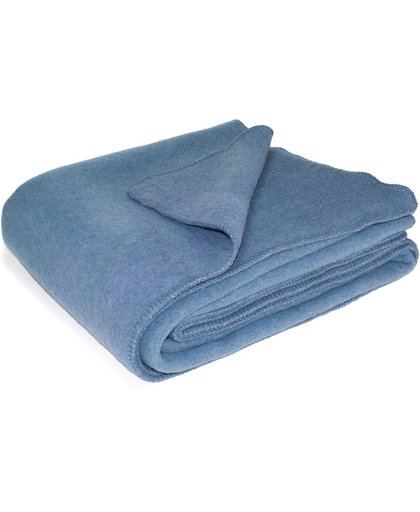 MOST Wollen deken | Blauwgrijs | 2 persoons