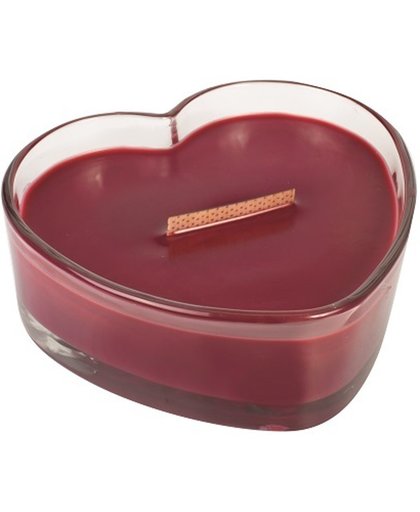 Currant Glass Heart WoodWick