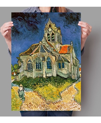 Poster Kerk Auvers - Vincent van Gogh