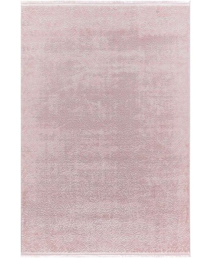 Vloerkleed klassiek patroon  80x300cm roze