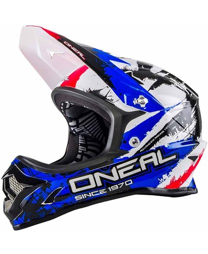 O'Neal BMX Helm Backflip RL2 Fidlock Shocker Blue/Red/White-XL