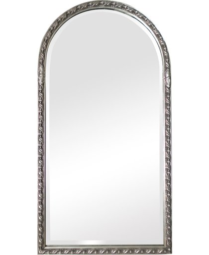 Spiegel - Petra- zilver - buitenmaten breed 68 cm x hoog 168 cm.