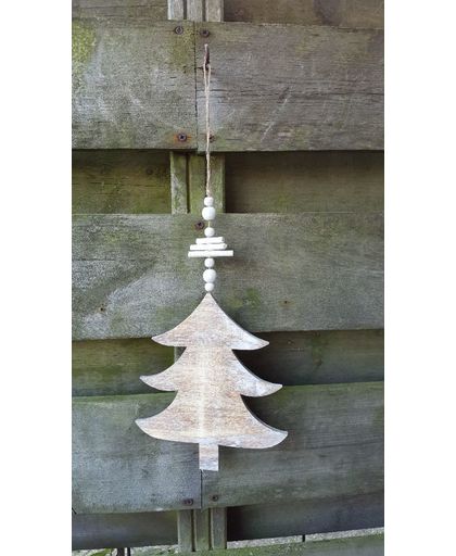 Mobiel Kerstboom - Hout - 43 cm