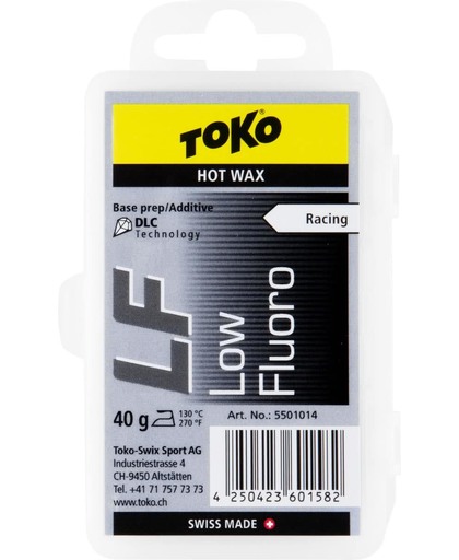 Toko Ski/Snowboard Wax - Hot Wax Black - Low Fluor - Warm - 40 gram