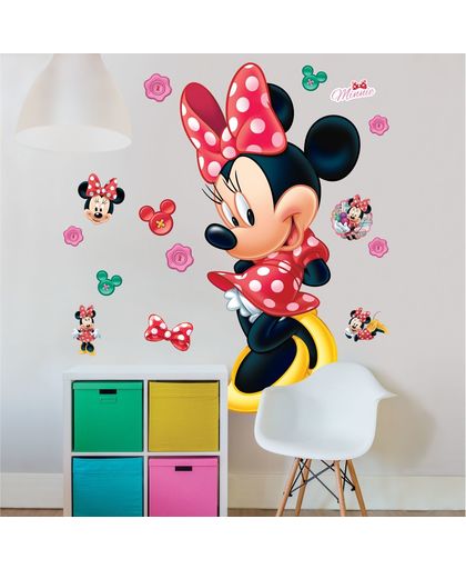 Walltastic Disney Minnie Mouse XXL Muursticker - 1.20 m hoog - kinderen