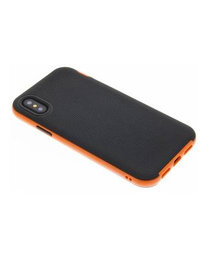Oranje tpu protect case voor de iphone x