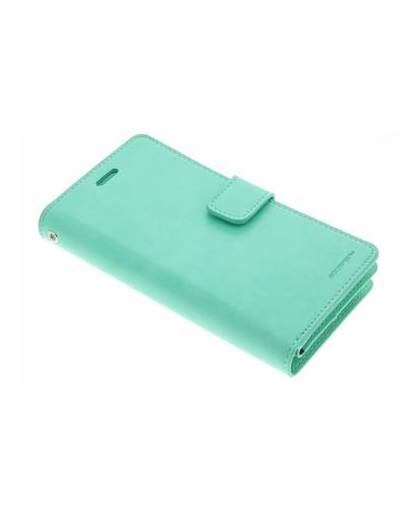 Groene mansoor wallet diary case voor de iphone x